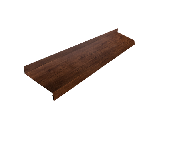 Отлив простой GL, 100 мм 0.45 мм, Print Premium, Cherry Wood Fresh TwinColor, L= 3000 мм