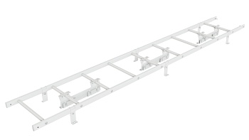 Лестница кровельная Borge, для фальцевой кровли, L=2700 мм RAL 9003