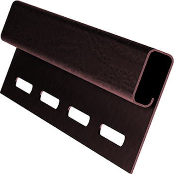 Финишная планка пвх, Grand Line, L=3000 мм серия Premium Acryl, цвет: темный дуб