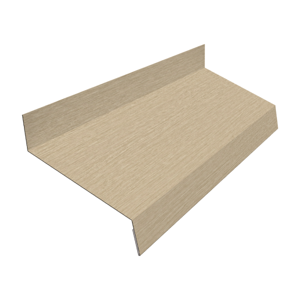 Отлив простой GL, 50 мм 0.45 мм, Print Elite, Milky Wood TwinColor, L= 2000 мм