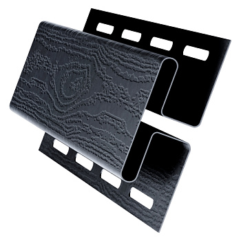 H-профиль пвх, Grand Line, L=3000 мм серия Acryl, цвет: графит