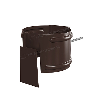 Держатель трубы на кирпич Ø 100 мм Металл Профиль Foramina, PUR, RAL 8017