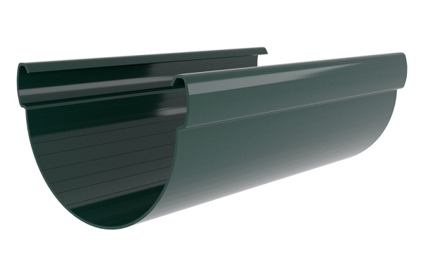 Желоб пвх, Grand Line дизайн Ø 135 мм, L= 3000 мм, цвет: зелёный