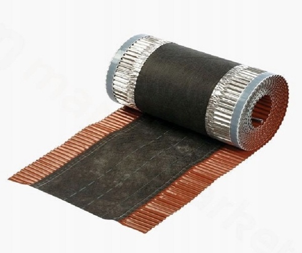 Аэроэлемент конька-хребта MDM VENT-ROLL, 300х5000 мм, цвет: кирпичный