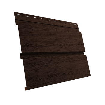 GL Софит металлический Квадро Брус, без перфорации 0.45 мм, Print Premium, Antique Wood TwinColor