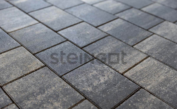 Тротуарная плитка Steingot Новый город 40 мм 160/200/240 х 160 мм, цвет: Stein Black