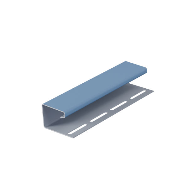 J-профиль пвх, Docke, L=3000 мм серия Premium, цвет: Слива