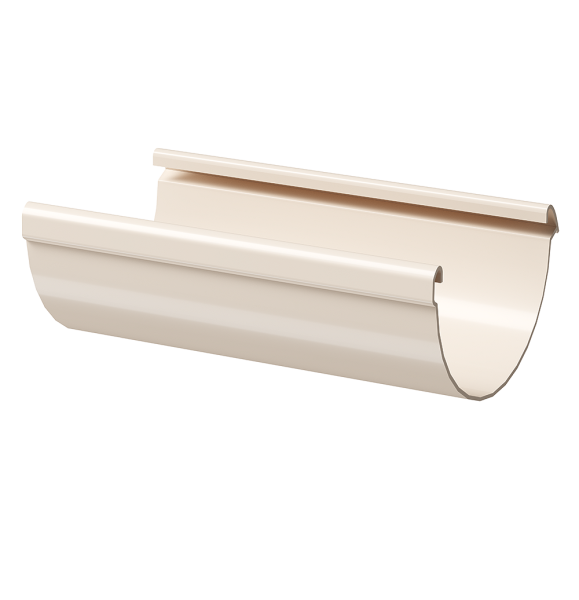 Желоб водосточный, Docke Lux, Ø140 мм, L=3000 мм, цвет: латте