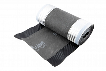 Аэроэлемент конька Grand Line 240х2500 мм, цвет: коричневый