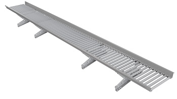 Мостик кровельный Borge, для фальцевой кровли, L=3000 мм RAL 7004