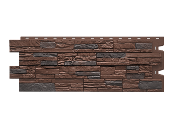 Фасадные панели Docke Stein, 1196 х 426 мм Premium, цвет: темный орех
