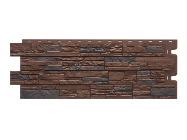 Фасадные панели Docke Stein, 1196 х 426 мм Premium, цвет: темный орех