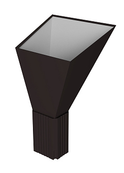 Воронка водосборная Vortex Lite Matt, Ø 102 мм, RAL 9005