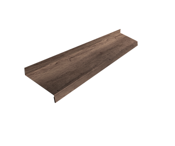 Отлив простой GL, 100 мм 0.45 мм, Print Premium, Almond Wood Fresh, L= 3000 мм