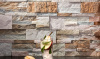 Сланец, 3D панель из камня, 350х180 мм, Modern Beige Slate