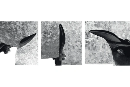 Ножницы Kraftool GRAND Cr-Mo по твердому металлу прямые 270 мм