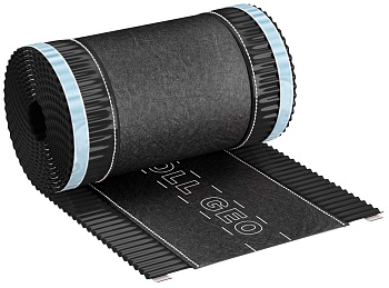 Аэроэлемент конька-хребта Eurovent ROLL GEO, 310х5000 мм, цвет: антрацит