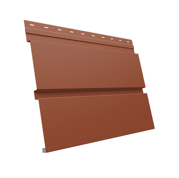 GL Софит металлический Квадро Брус, без перфорации 0.45 мм, Drap, RAL 8004