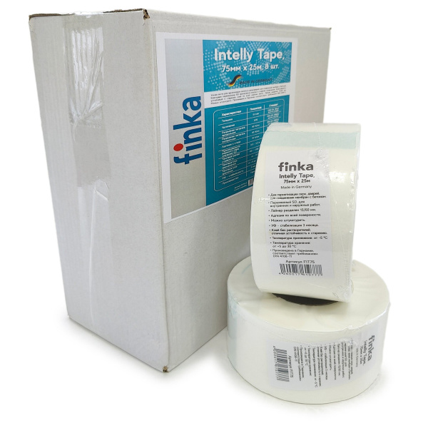Клейкая лента оконная Finka Intelly Tape 75 мм x 25 м