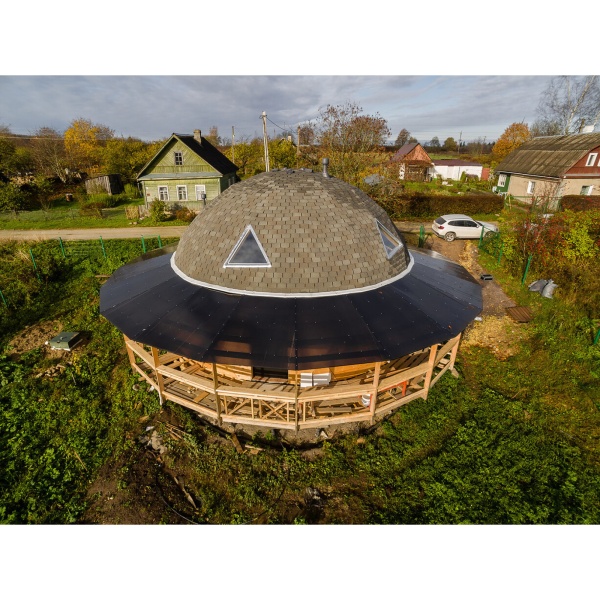 Битумная черепица Shinglas, Модерн цвет: ледник, 3 м² / уп.