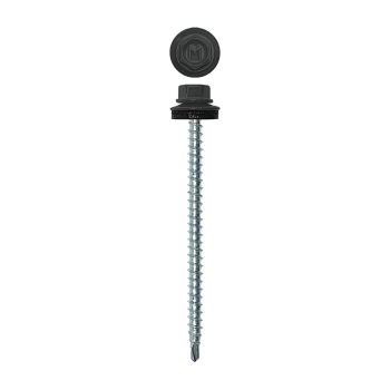 Саморез кровельный Daxmer 4.8х70 мм, сверло №1 RAL 7016, уп.100 шт.