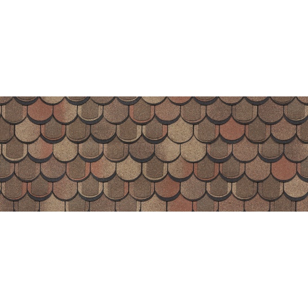 Битумная черепица Shinglas, Атлантика цвет: Тенерифе, 1.5 м² / уп.