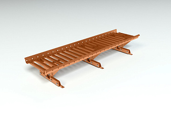 Мостик кровельный для фальцевой кровли Roofsystems Copper Next фальц, L= 1500 мм медь