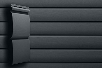 Сайдинг Grand Line блок-хаус, L=3000 мм серия Premium Acryl, цвет: графит