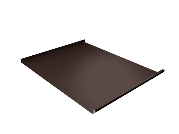 Фальц двойной стоячий Grand Line, 0.5 мм, Drap, RAL 8017