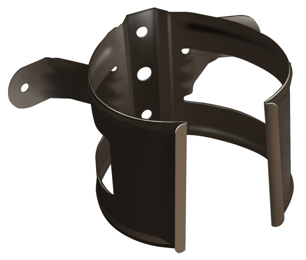 Кронштейн трубы на дерево, Grand Line Ø 100 мм, RR 32