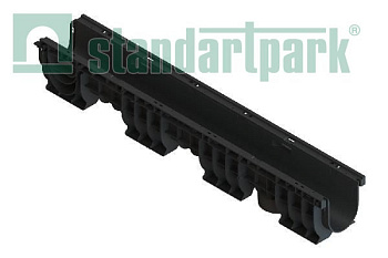 Лоток водоотводный Standartpark, PolyMax Basic, DN100, h155, арт: 8000-М