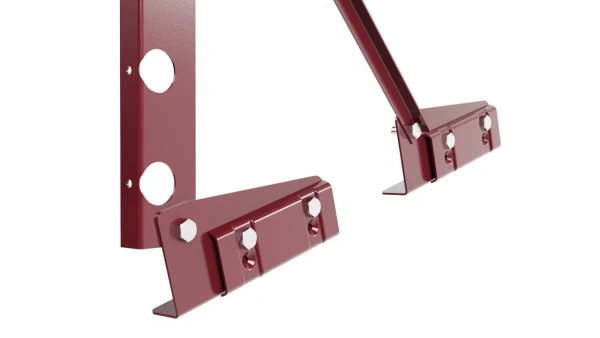 Ограждение кровельное для фальцевой кровли NewLine, H=600 мм, L= 3000 мм RAL 3005