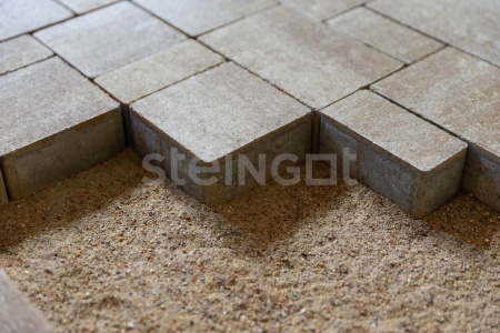 Тротуарная плитка Steingot Бавария 60 мм 140/210/280 х 70/140/210 мм, цвет: травертин