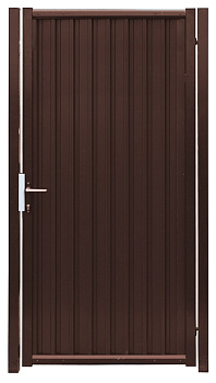 Калитка Estet 1.65х1.0 м RAL 8017