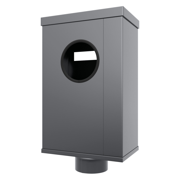 Воронка водосборная парапетная Aquasystem Премиум Ø125/90 мм, PU Matt, RAL 7024