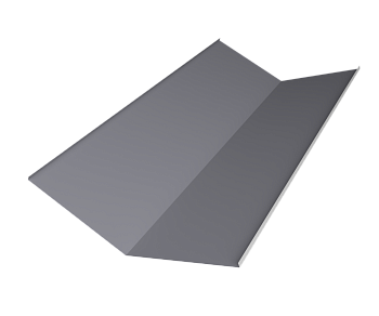 GL Планка ендовы нижней, 300х300 мм 0.5 мм, Satin, RAL 7004, L=2000 мм