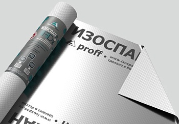 Изоспан FD Proff, отражающая паро-гидроизоляционная пленка повышенной прочности, 70 м²