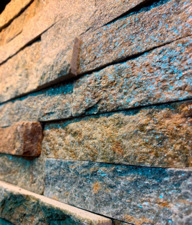 Кварцит, 3D панель из камня, 600х150 мм, Classic Multi Quartz, 8 шт/уп