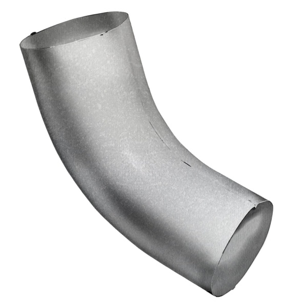 Колено трубы 60° Grand Line Ø 90 мм, Zn