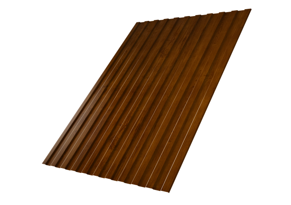 Профилированный лист GL C 8 A, 0.45 мм, Print Premium, Golden Wood Intense FTC Профилированный лист GL C 8 A, 0.45 мм, Print Premium, Golden Wood Intense FTC