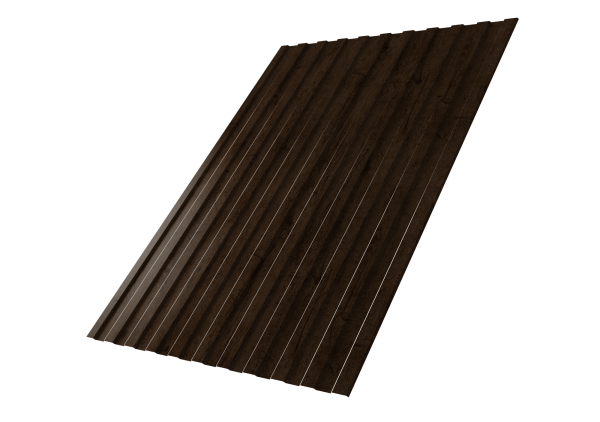 Профилированный лист GL C 8 A, 0.45 мм, Print-Double Elite, Antique Wood Профилированный лист GL C 8 A, 0.45 мм, Print-Double Elite, Antique Wood