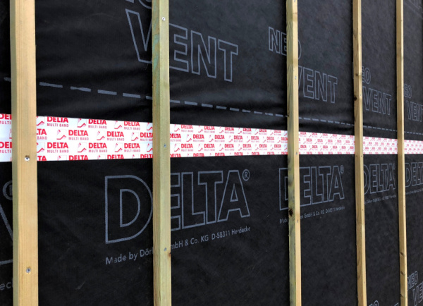 DELTA-NEO VENT PLUS универсальная диффузионная мембрана повышенной прочности, c двумя рулон 75 кв.м.