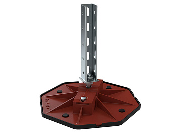 Кровельная поворотная опора HILST Platform, MV с корректором угла наклона до 15°