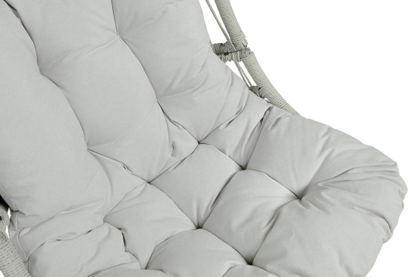 Кресло-кокон из искусственного ротанга, Севилья, цвет: бежевый