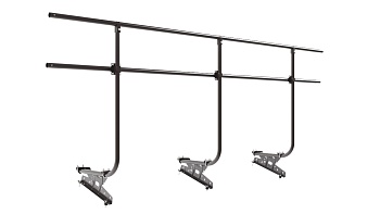 Ограждение кровельное для металлочерепицы Borge, H=1200 мм, L= 3000 мм RAL 8019