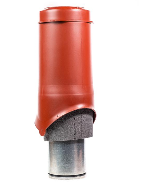 Вентиляционный выход Krovent Pipe-VT IS 150/500 мм красно-коричневый