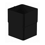 Муфта квадратная, Galeco STAL 2 125/80 х 80 мм, RAL 9005