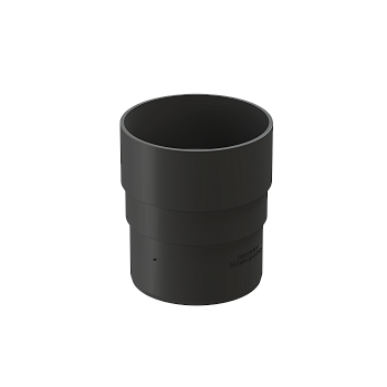 Муфта трубы соединительная, Docke Premium, Ø85 мм, цвет: графит
