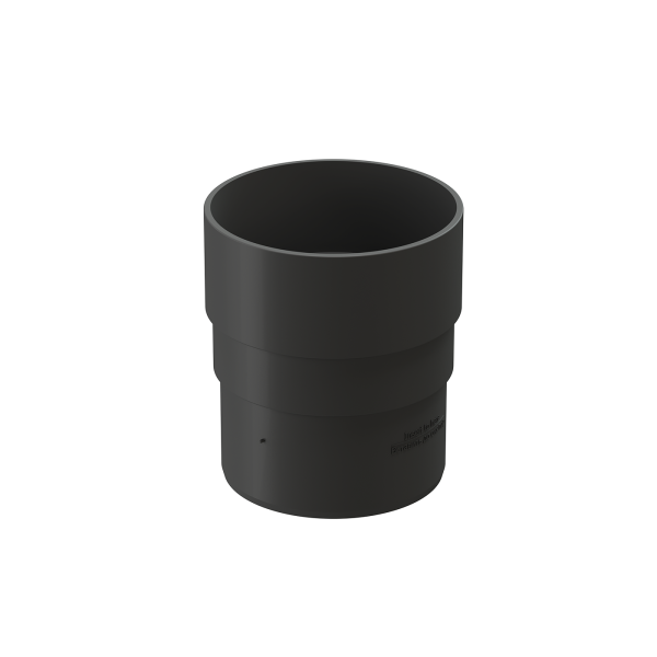 Муфта трубы соединительная, Docke Premium, Ø85 мм, цвет: графит