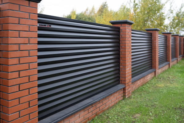 Ламель для забора жалюзи, Tokyo 0.5 мм, PurPro Matt 275, RAL 9005